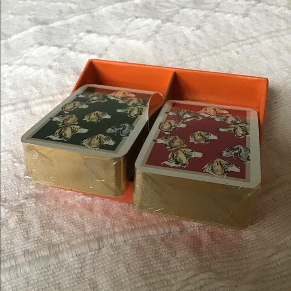 HERMÈS Mini Playing Cards with Hound Dog Motif - Picture 4 of 10
